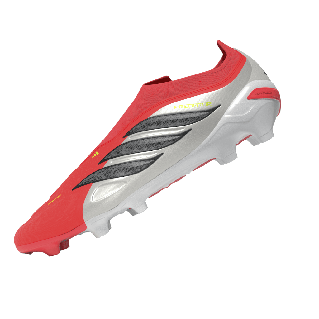 2026 New Arrival adidas Predator League Laceless FG Firm Ground Men's Soccer Cleats - Red/Black/White wholesalehk.shop