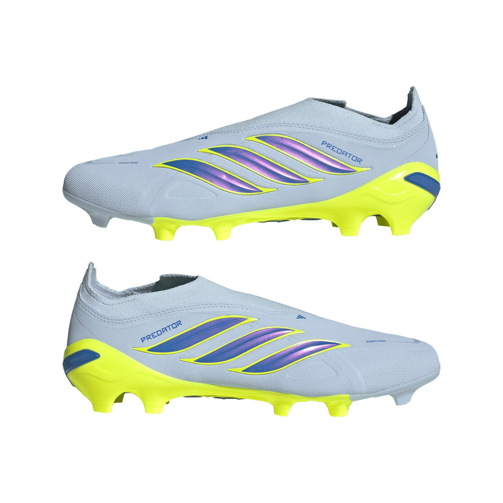 2026 New Arrival adidas Predator League Laceless FG Firm Ground Men's Soccer Cleats -Sky/Blue/Yellow wholesalehk.shop