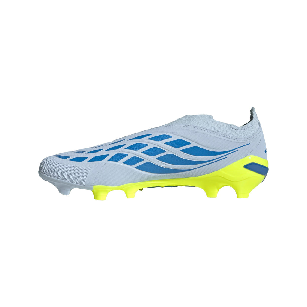 2026 New Arrival adidas Predator League Laceless FG Firm Ground Men's Soccer Cleats -Sky/Blue/Yellow wholesalehk.shop
