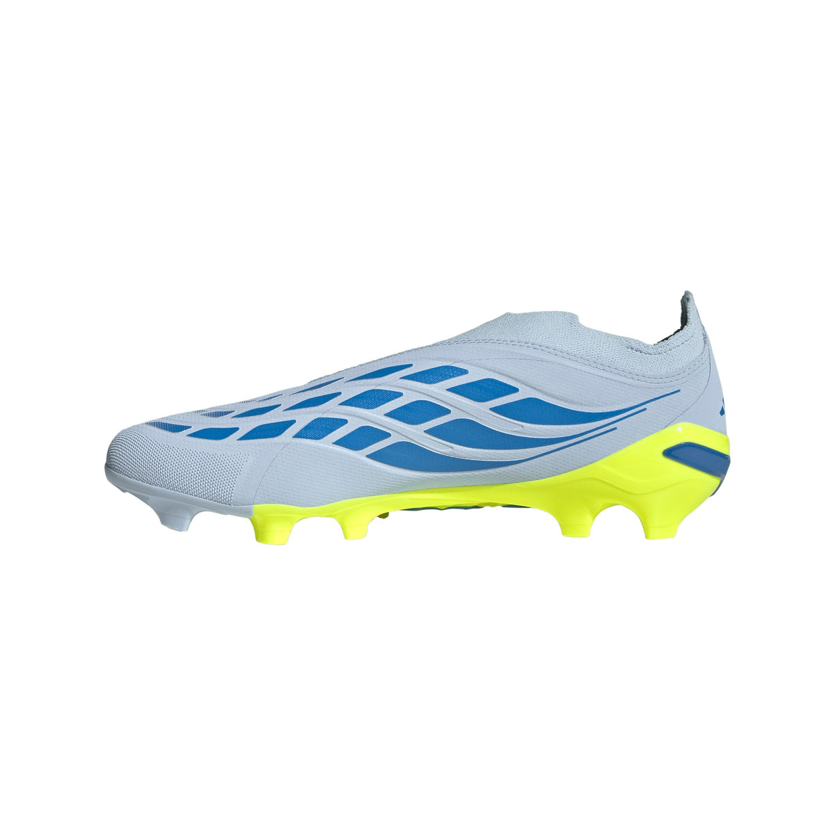 2026 New Arrival adidas Predator League Laceless FG Firm Ground Men's Soccer Cleats -Sky/Blue/Yellow wholesalehk.shop
