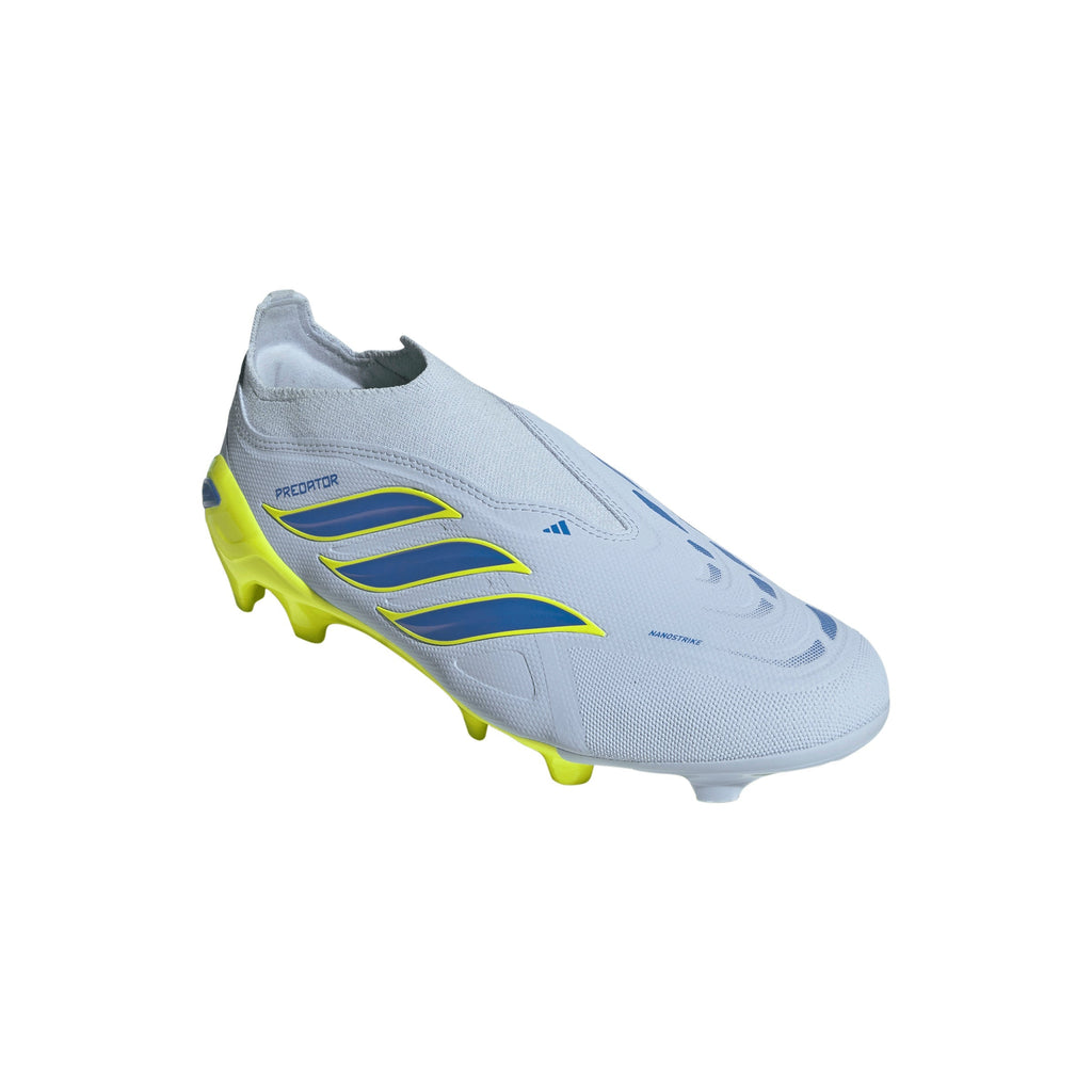 2026 New Arrival adidas Predator League Laceless FG Firm Ground Men's Soccer Cleats -Sky/Blue/Yellow wholesalehk.shop