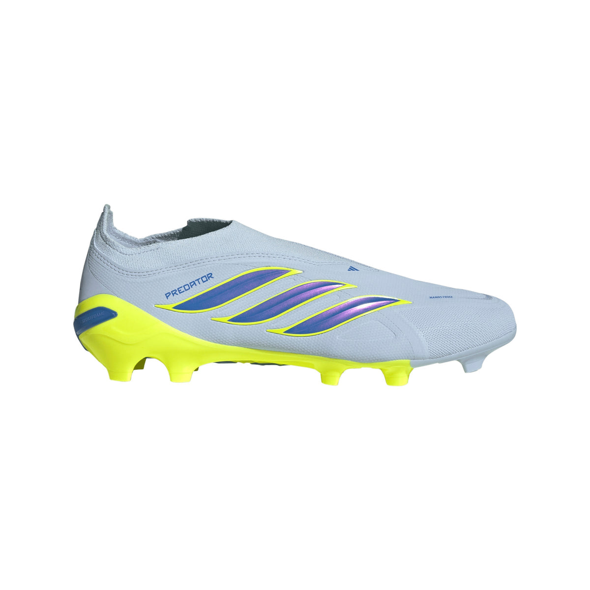 2026 New Arrival adidas Predator League Laceless FG Firm Ground Men's Soccer Cleats -Sky/Blue/Yellow wholesalehk.shop