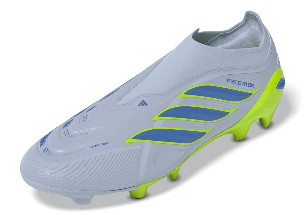 2026 New Arrival adidas Predator League Laceless FG Firm Ground Men's Soccer Cleats -Sky/Blue/Yellow wholesalehk.shop
