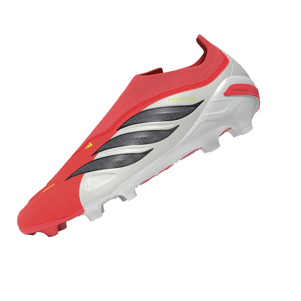 2026 New Arrival adidas Predator League Laceless FG Firm Ground Youth Soccer Cleats - Red/Black/White wholesalehk.shop