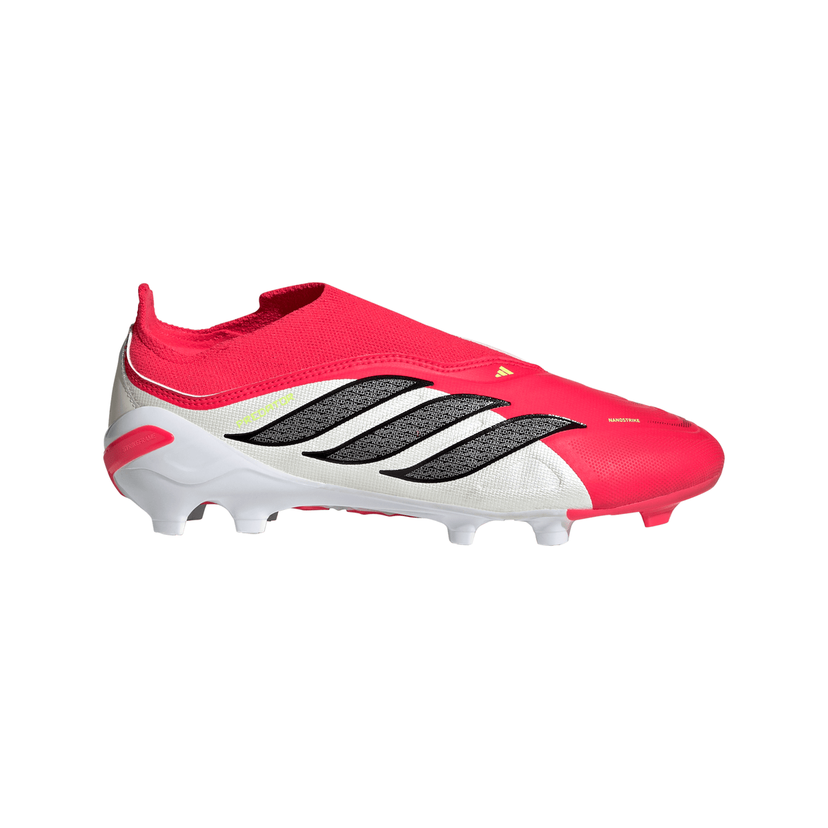 2026 New Arrival adidas Predator League Laceless FG Firm Ground Youth Soccer Cleats - Red/Black/White wholesalehk.shop