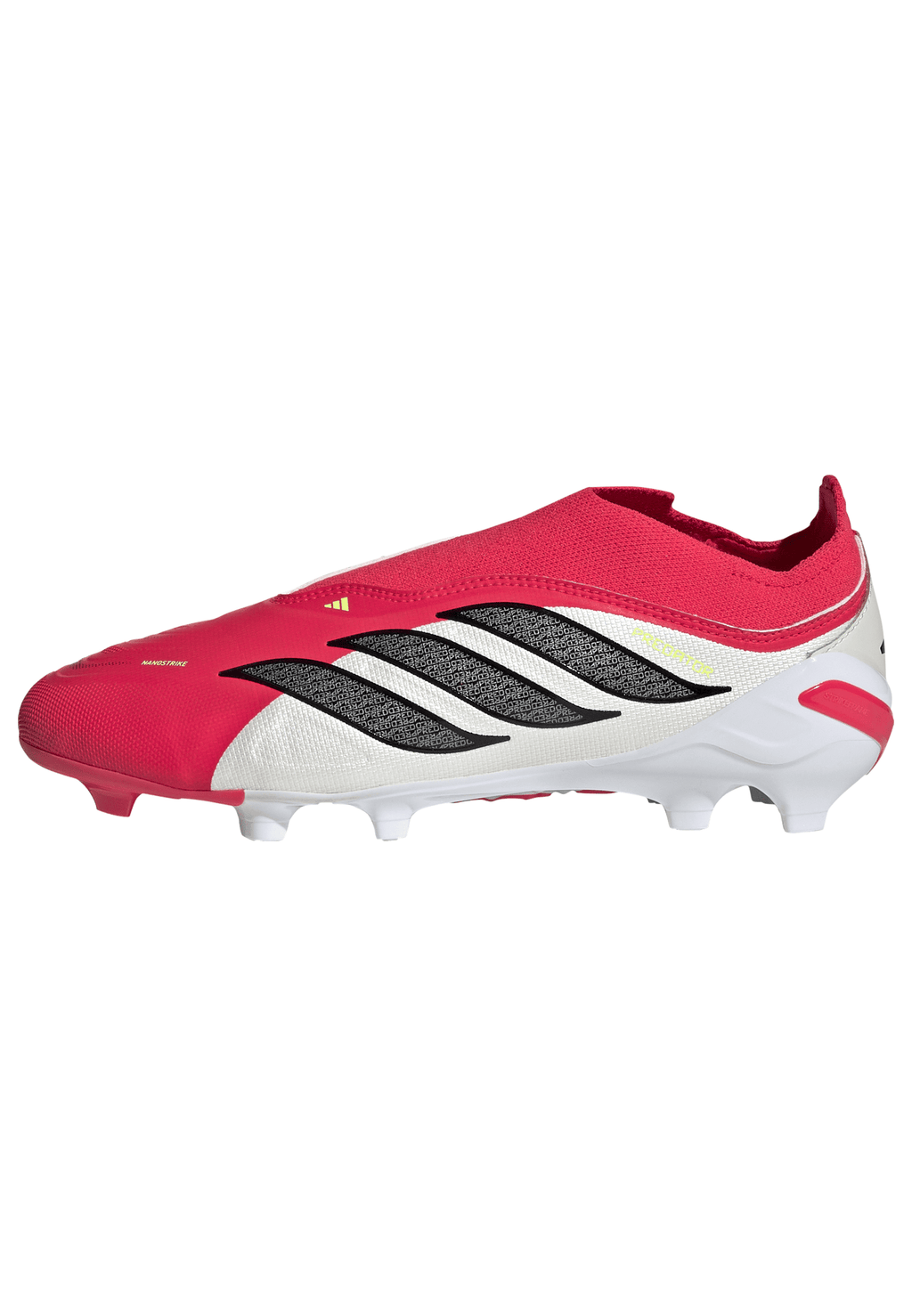 2026 New Arrival adidas Predator League Laceless FG Firm Ground Youth Soccer Cleats - Red/Black/White wholesalehk.shop