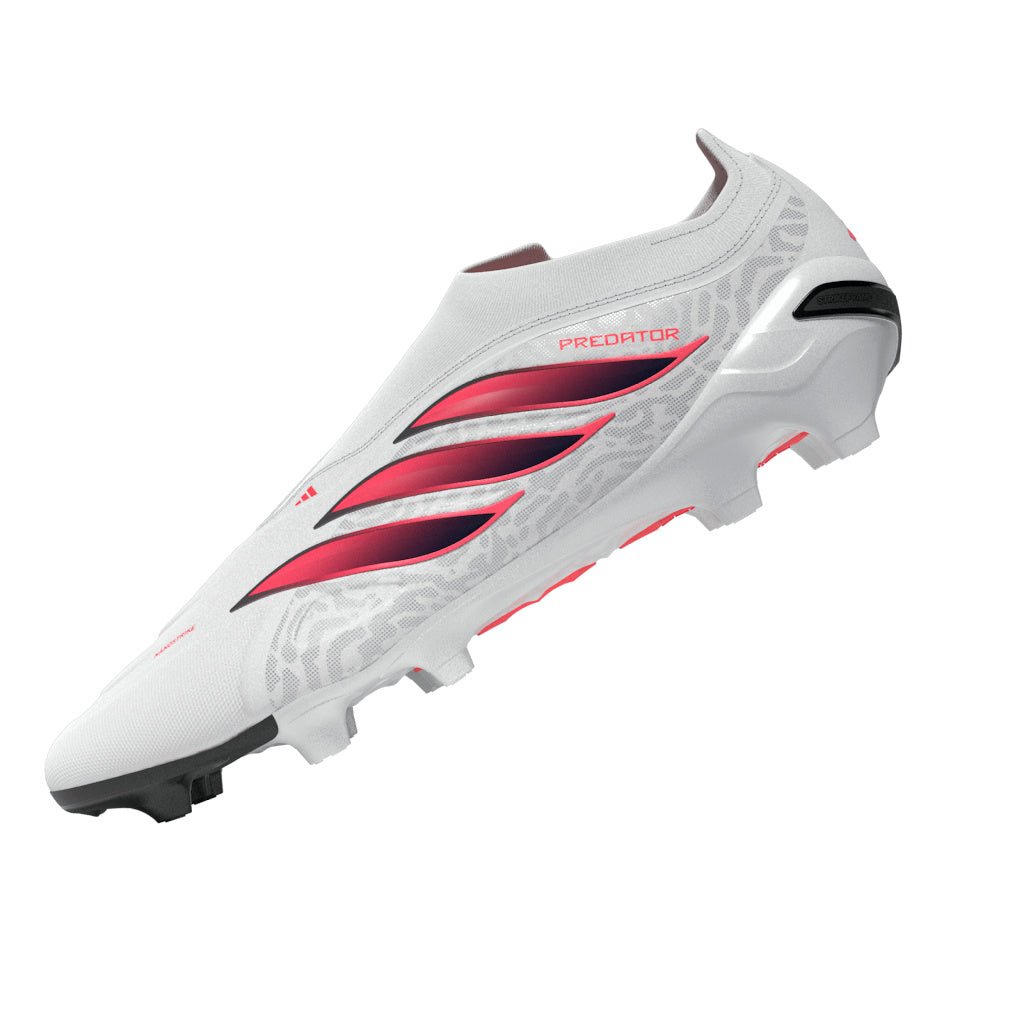 2026 New Arrival adidas Predator League Laceless Firm Ground Men's Soccer Cleats - White/Black wholesalehk.shop
