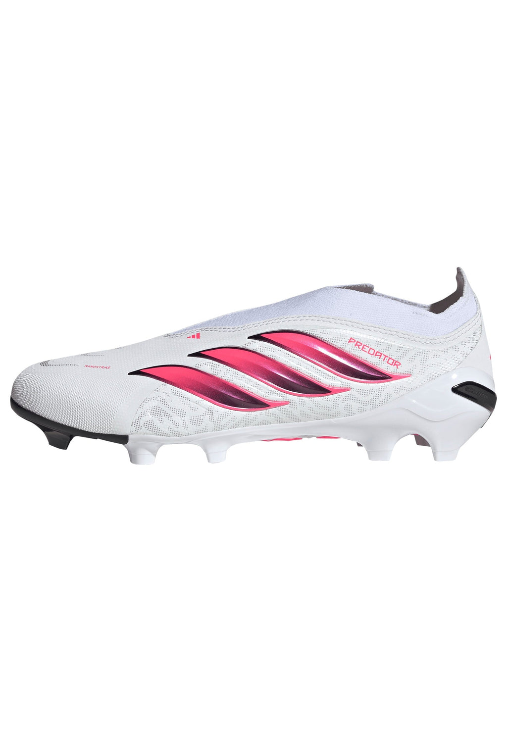2026 New Arrival adidas Predator League Laceless Firm Ground Men's Soccer Cleats - White/Black wholesalehk.shop