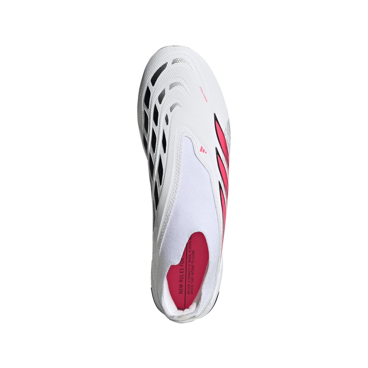 2026 New Arrival adidas Predator League Laceless Firm Ground Men's Soccer Cleats - White/Black wholesalehk.shop