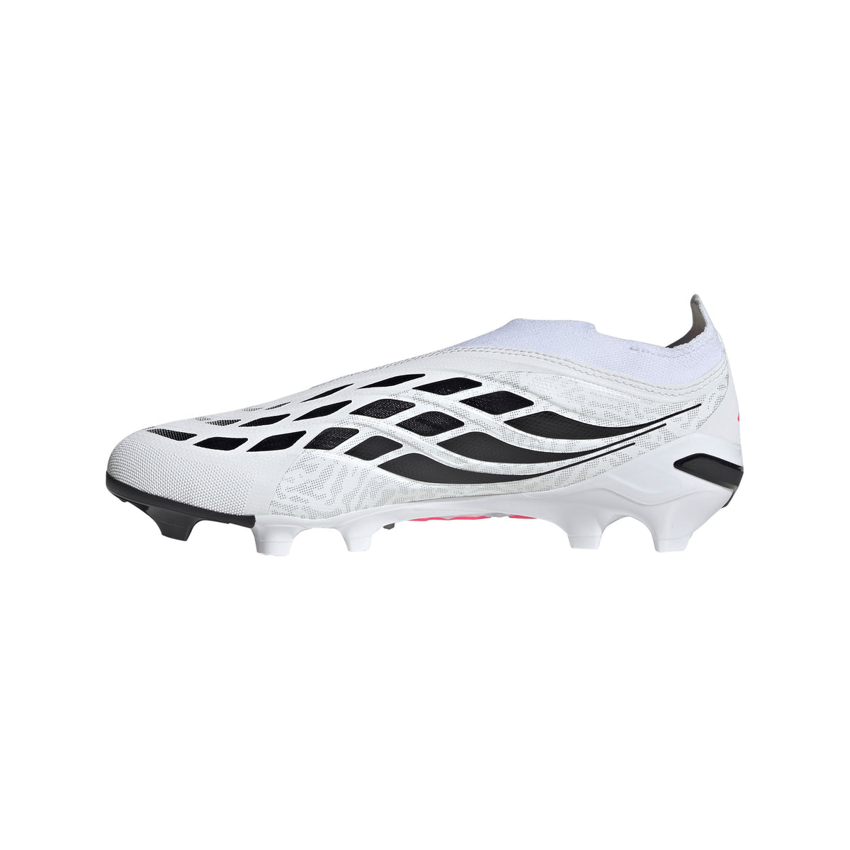 2026 New Arrival adidas Predator League Laceless Firm Ground Men's Soccer Cleats - White/Black wholesalehk.shop