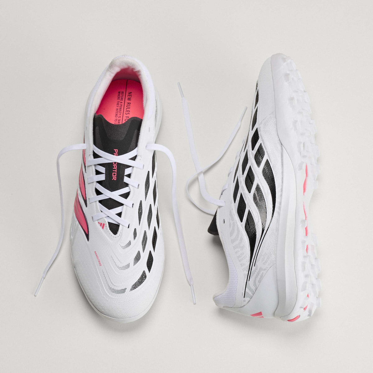 2026 New Arrival adidas Predator League Turf Men's Soccer Cleats - White/Black wholesalehk.shop
