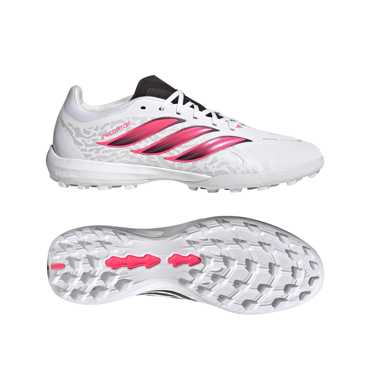 2026 New Arrival adidas Predator League Turf Men's Soccer Cleats - White/Black wholesalehk.shop