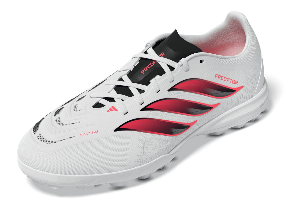 2026 New Arrival adidas Predator League Turf Men's Soccer Cleats - White/Black wholesalehk.shop