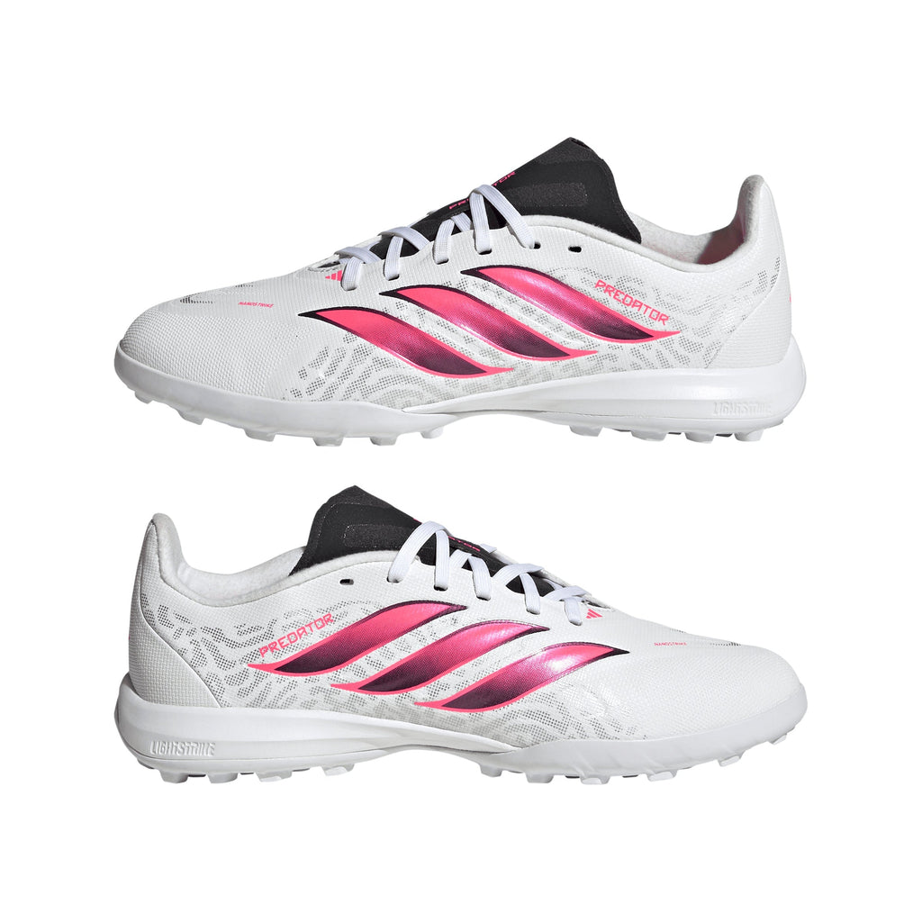 2026 New Arrival adidas Predator League Turf Youth Soccer Cleats - White/Solar Turbo/Black wholesalehk.shop