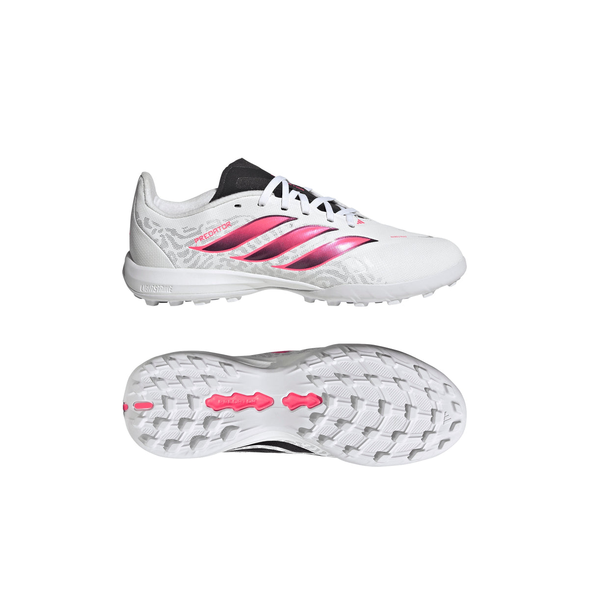 2026 New Arrival adidas Predator League Turf Youth Soccer Cleats - White/Solar Turbo/Black wholesalehk.shop
