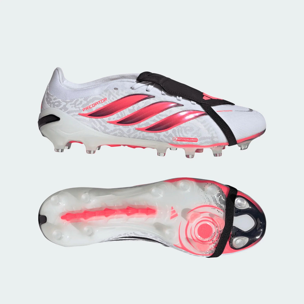 2026 New Arrival adidas Predator Pro Fold-Over Tongue Artificial Ground Men's Soccer Cleats - White/Solar Turbo/Black wholesalehk.shop