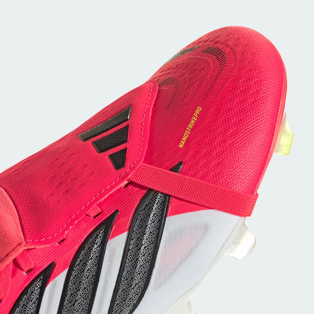 2026 New Arrival adidas Predator Pro Fold-Over Tongue FG Firm Ground Men's Soccer Cleats - Lucid Red/Black/White wholesalehk.shop