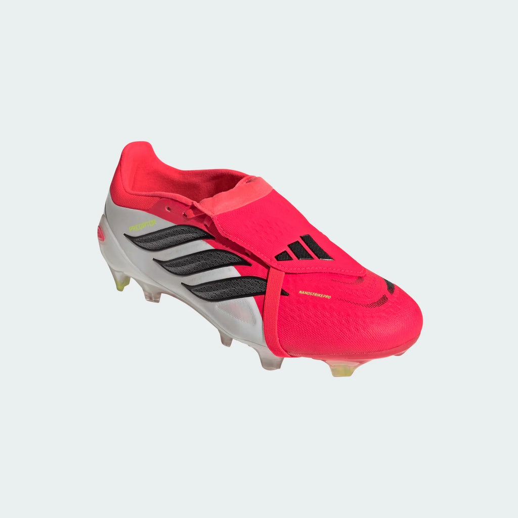 2026 New Arrival adidas Predator Pro Fold-Over Tongue FG Firm Ground Men's Soccer Cleats - Lucid Red/Black/White wholesalehk.shop