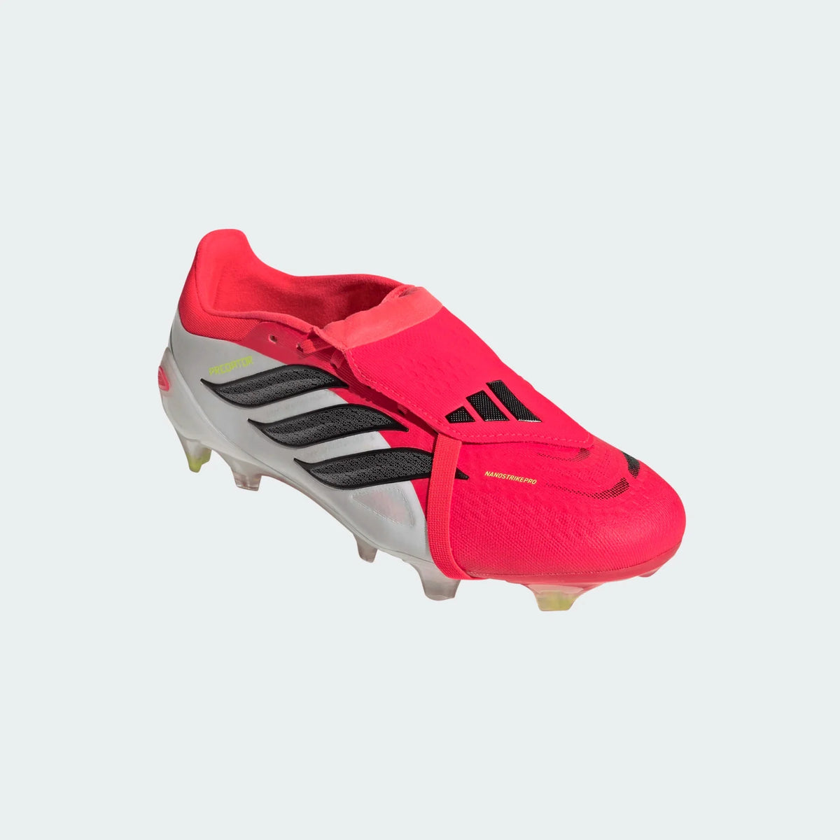 2026 New Arrival adidas Predator Pro Fold-Over Tongue FG Firm Ground Men's Soccer Cleats - Lucid Red/Black/White wholesalehk.shop