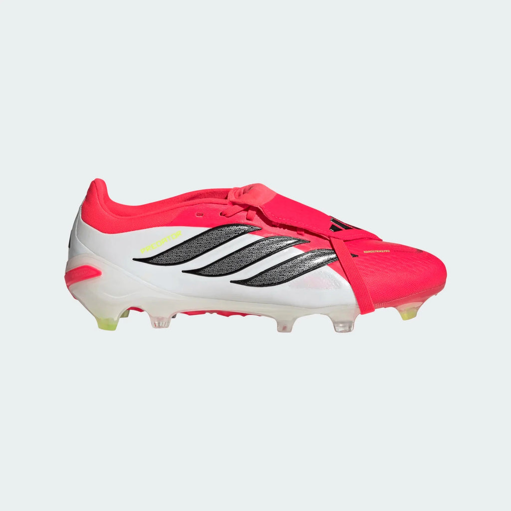 2026 New Arrival adidas Predator Pro Fold-Over Tongue FG Firm Ground Men's Soccer Cleats - Lucid Red/Black/White wholesalehk.shop