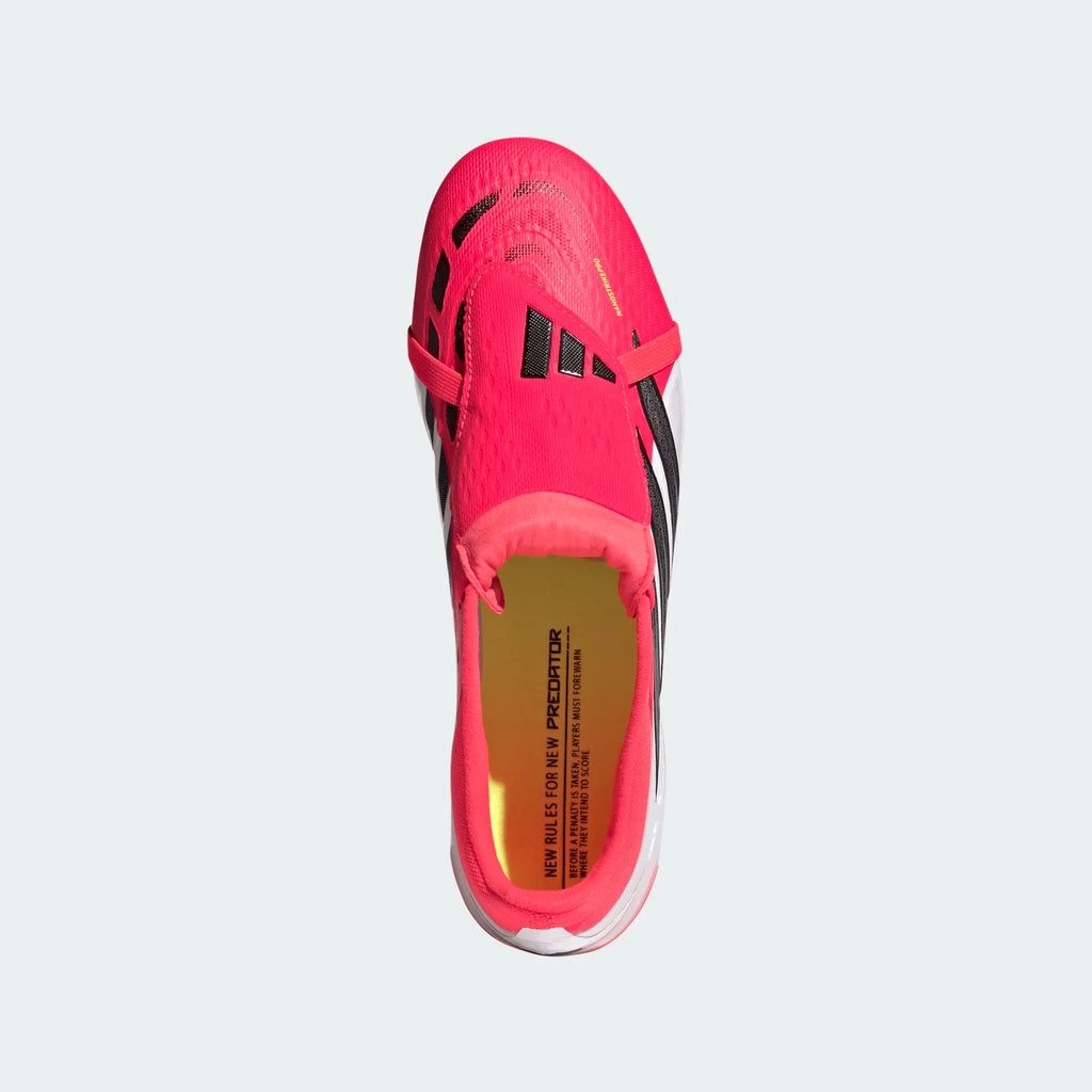 2026 New Arrival adidas Predator Pro Fold-Over Tongue FG Firm Ground Men's Soccer Cleats - Lucid Red/Black/White wholesalehk.shop