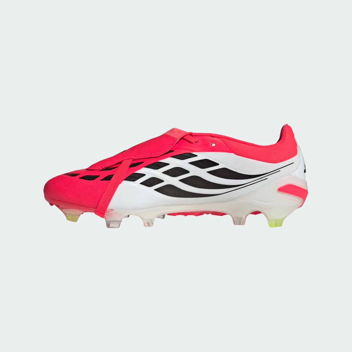 2026 New Arrival adidas Predator Pro Fold-Over Tongue FG Firm Ground Men's Soccer Cleats - Lucid Red/Black/White wholesalehk.shop
