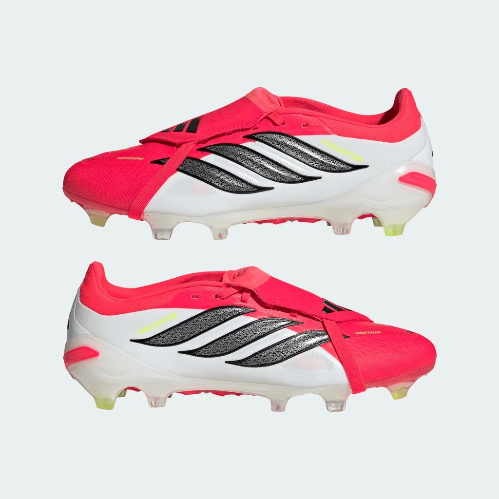 2026 New Arrival adidas Predator Pro Fold-Over Tongue FG Firm Ground Men's Soccer Cleats - Lucid Red/Black/White wholesalehk.shop
