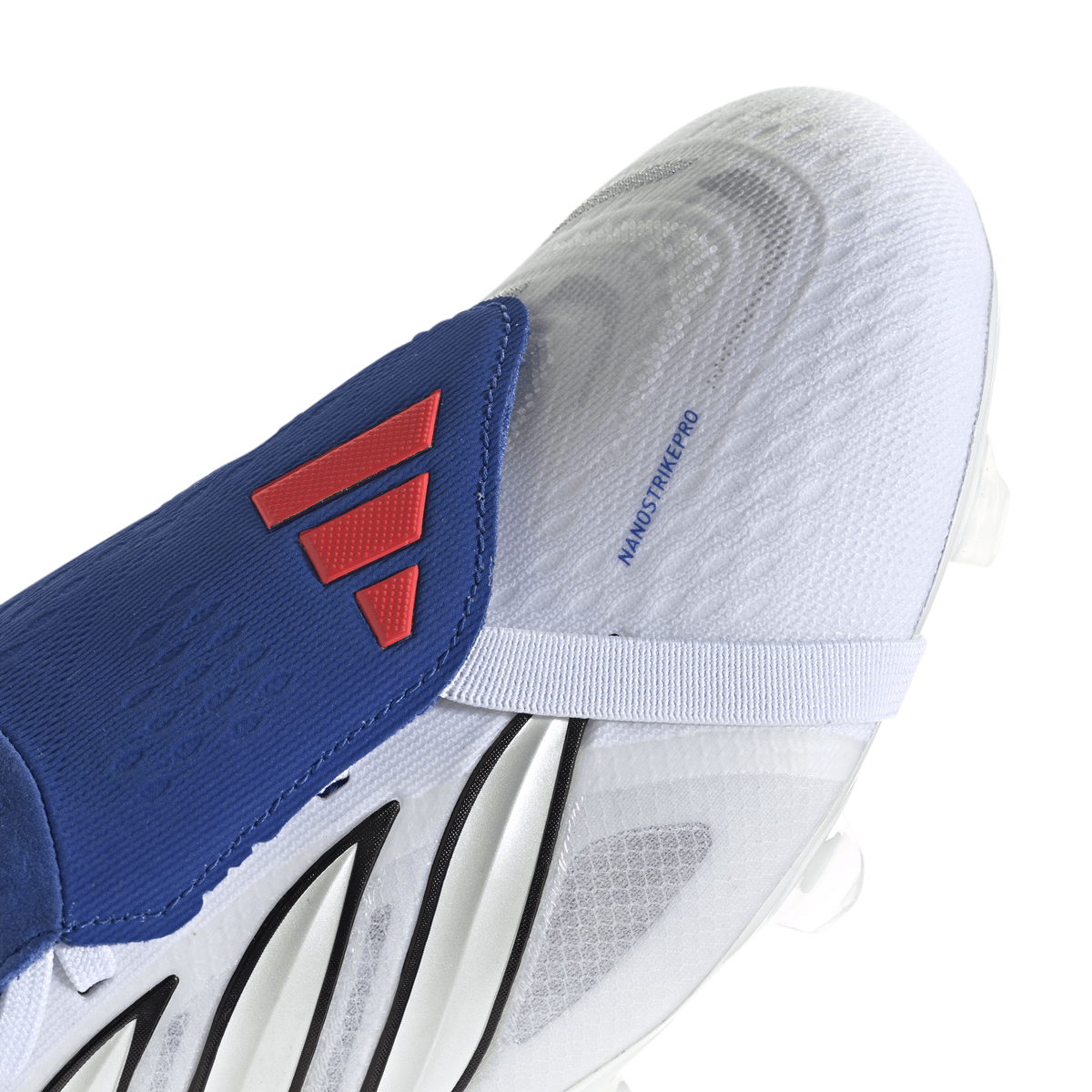 2026 New Arrival adidas Predator Pro Fold-Over Tongue FG Firm Ground Men's Soccer Cleats - White/Zero Metallic/Blue wholesalehk.shop