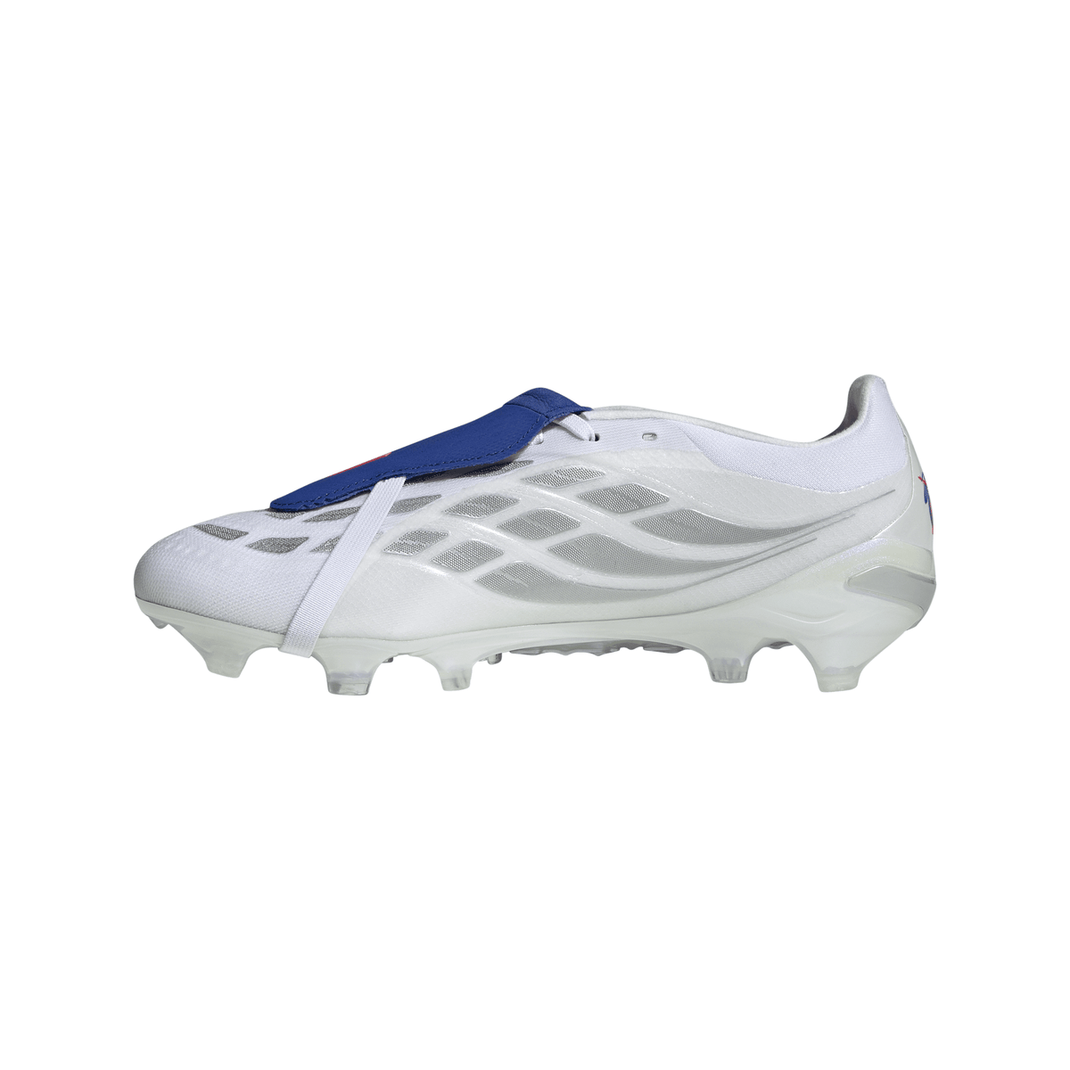 2026 New Arrival adidas Predator Pro Fold-Over Tongue FG Firm Ground Men's Soccer Cleats - White/Zero Metallic/Blue wholesalehk.shop