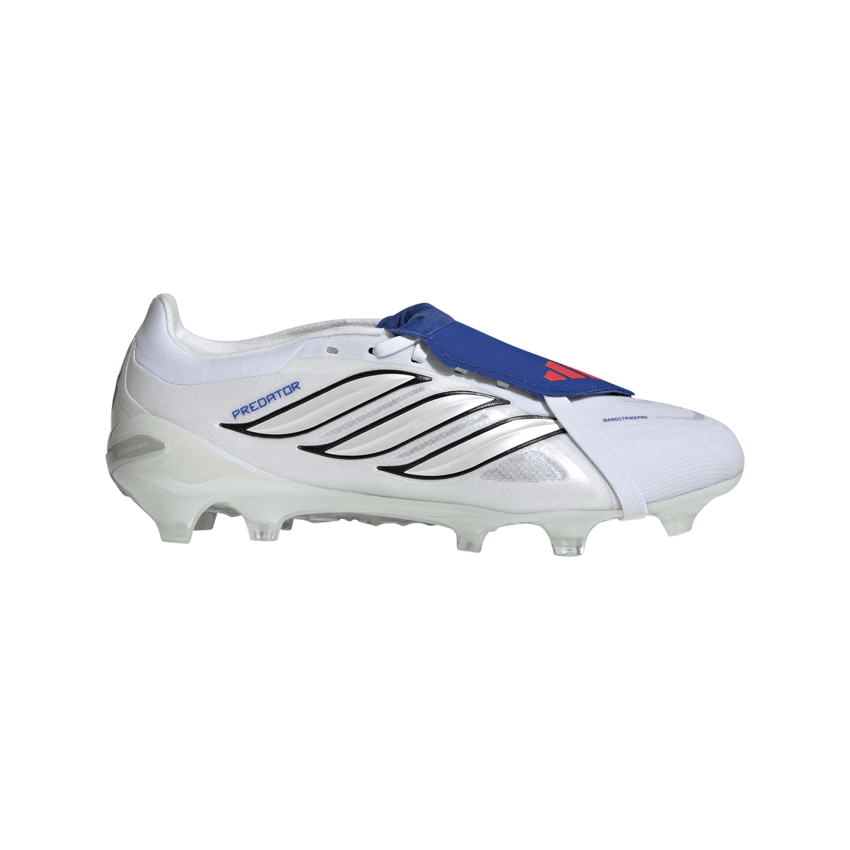 2026 New Arrival adidas Predator Pro Fold-Over Tongue FG Firm Ground Men's Soccer Cleats - White/Zero Metallic/Blue wholesalehk.shop