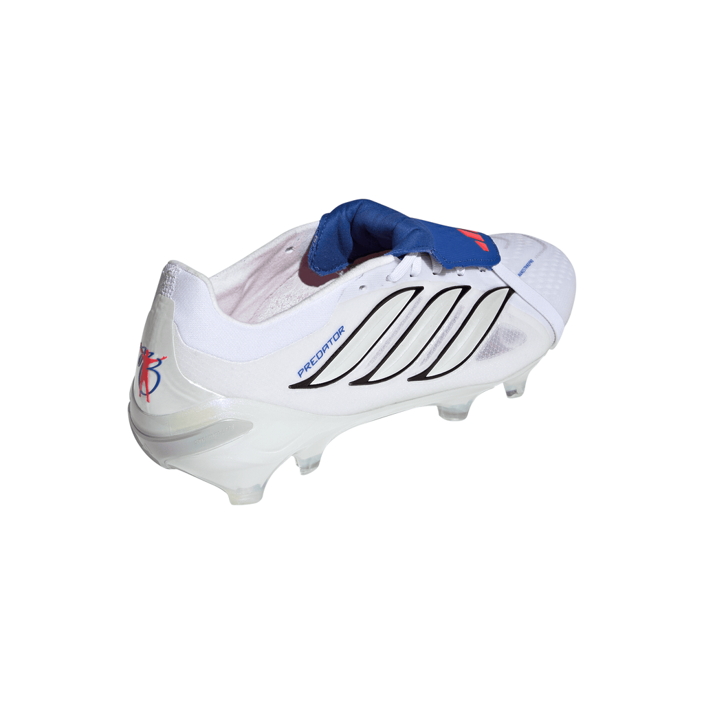 2026 New Arrival adidas Predator Pro Fold-Over Tongue FG Firm Ground Men's Soccer Cleats - White/Zero Metallic/Blue wholesalehk.shop
