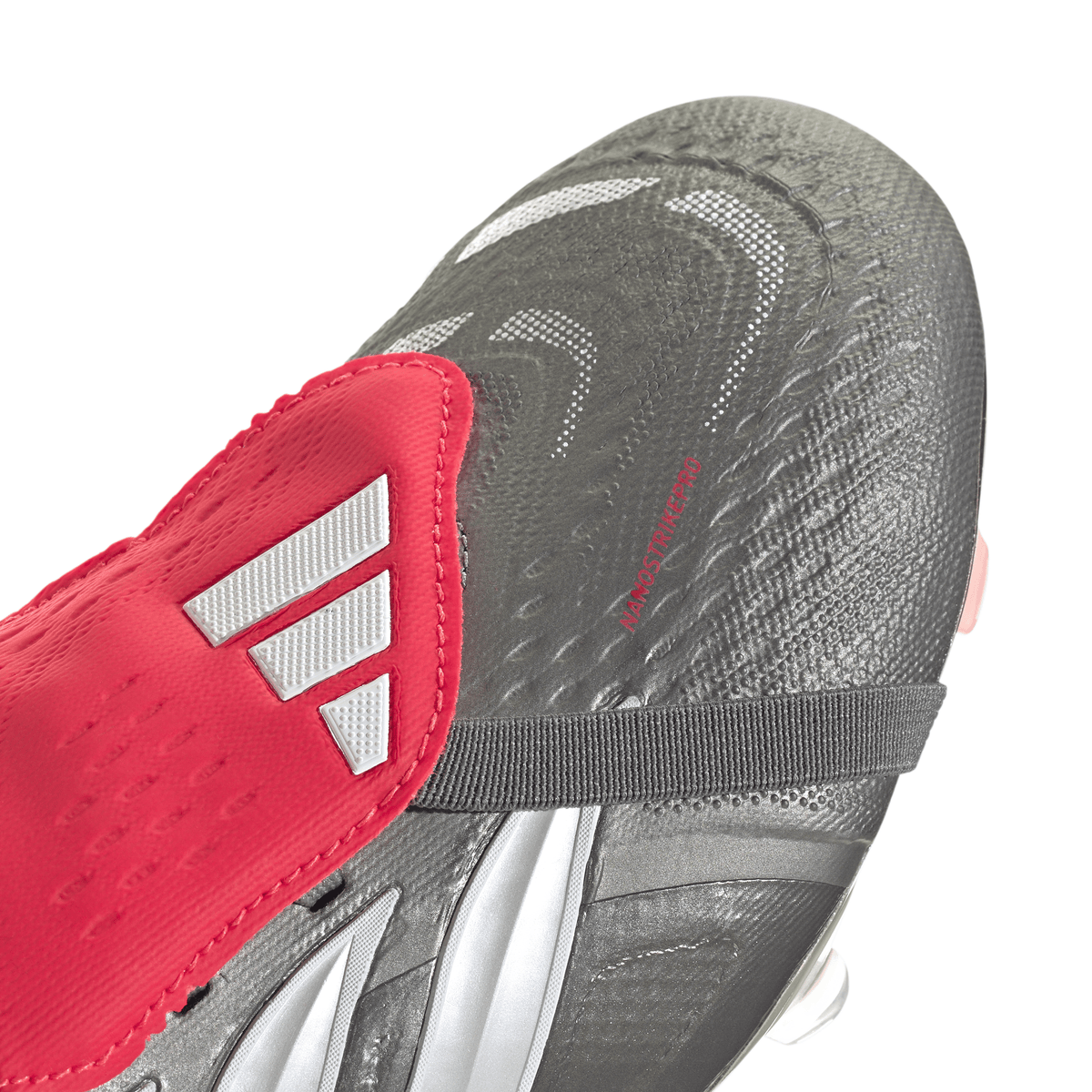 2026 New Arrival adidas Predator Pro Fold-Over Tongue FG Men's Soccer Cleats - Grey/Red wholesalehk.shop