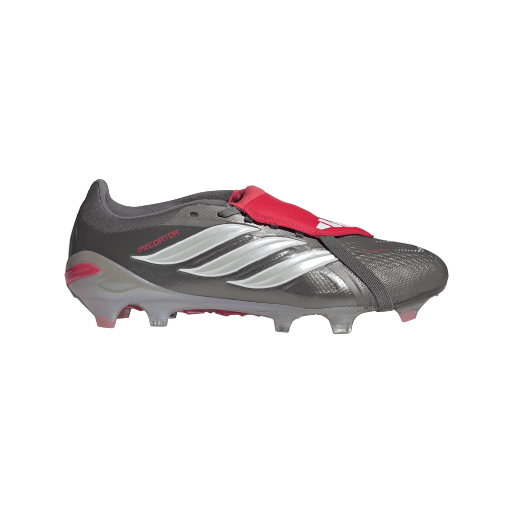 2026 New Arrival adidas Predator Pro Fold-Over Tongue FG Men's Soccer Cleats - Grey/Red wholesalehk.shop