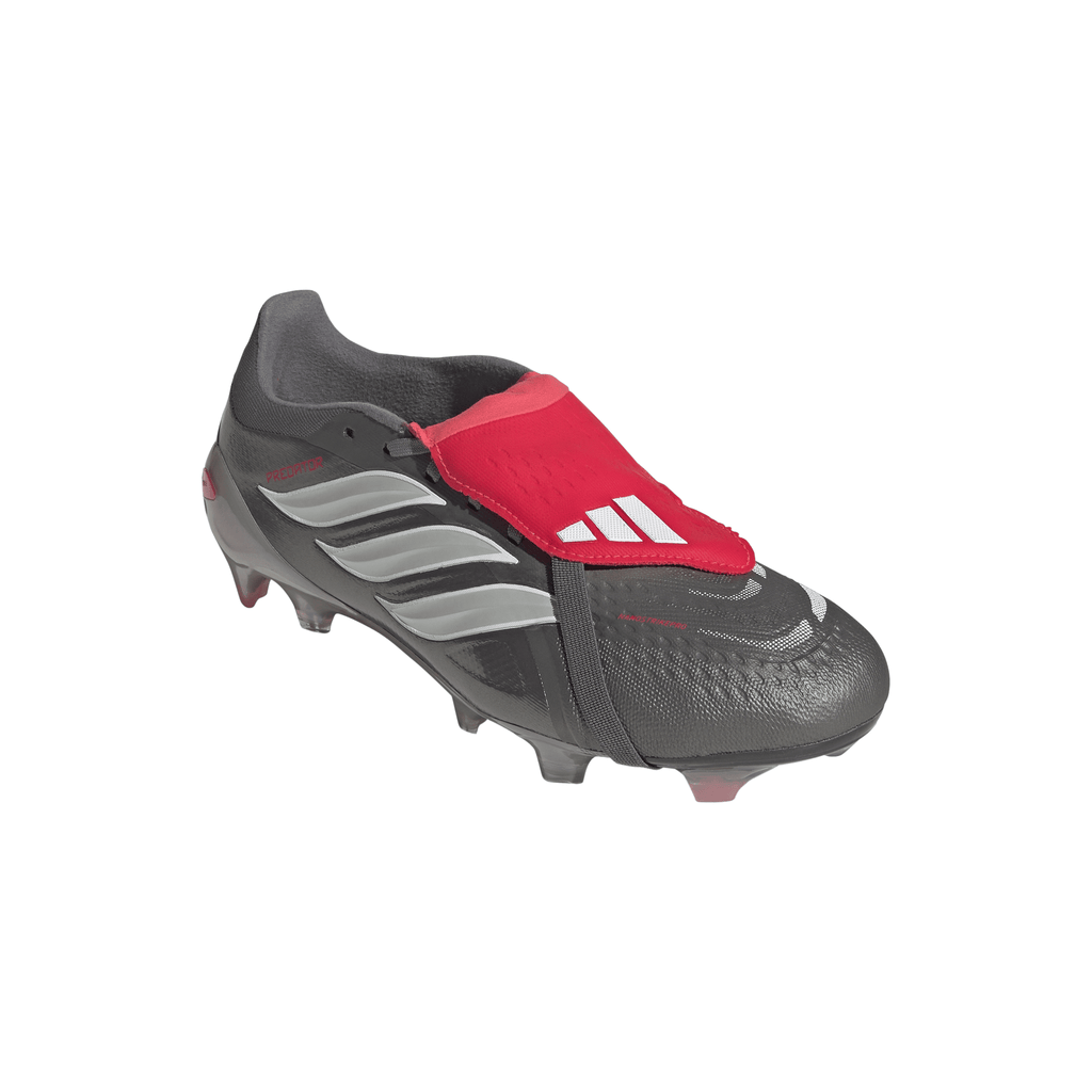 2026 New Arrival adidas Predator Pro Fold-Over Tongue FG Men's Soccer Cleats - Grey/Red wholesalehk.shop