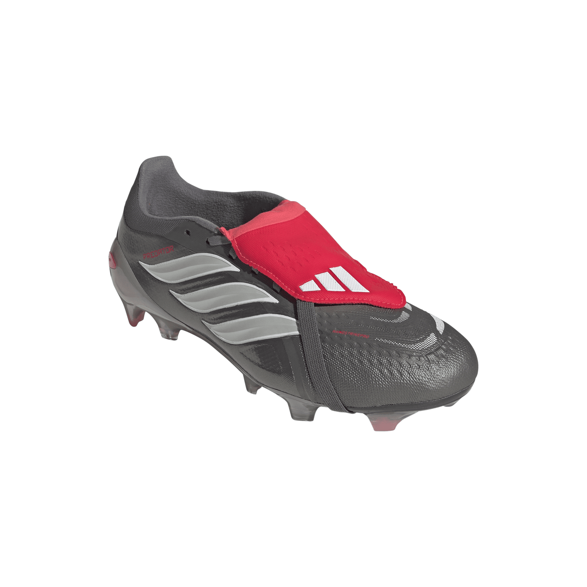 2026 New Arrival adidas Predator Pro Fold-Over Tongue FG Men's Soccer Cleats - Grey/Red wholesalehk.shop