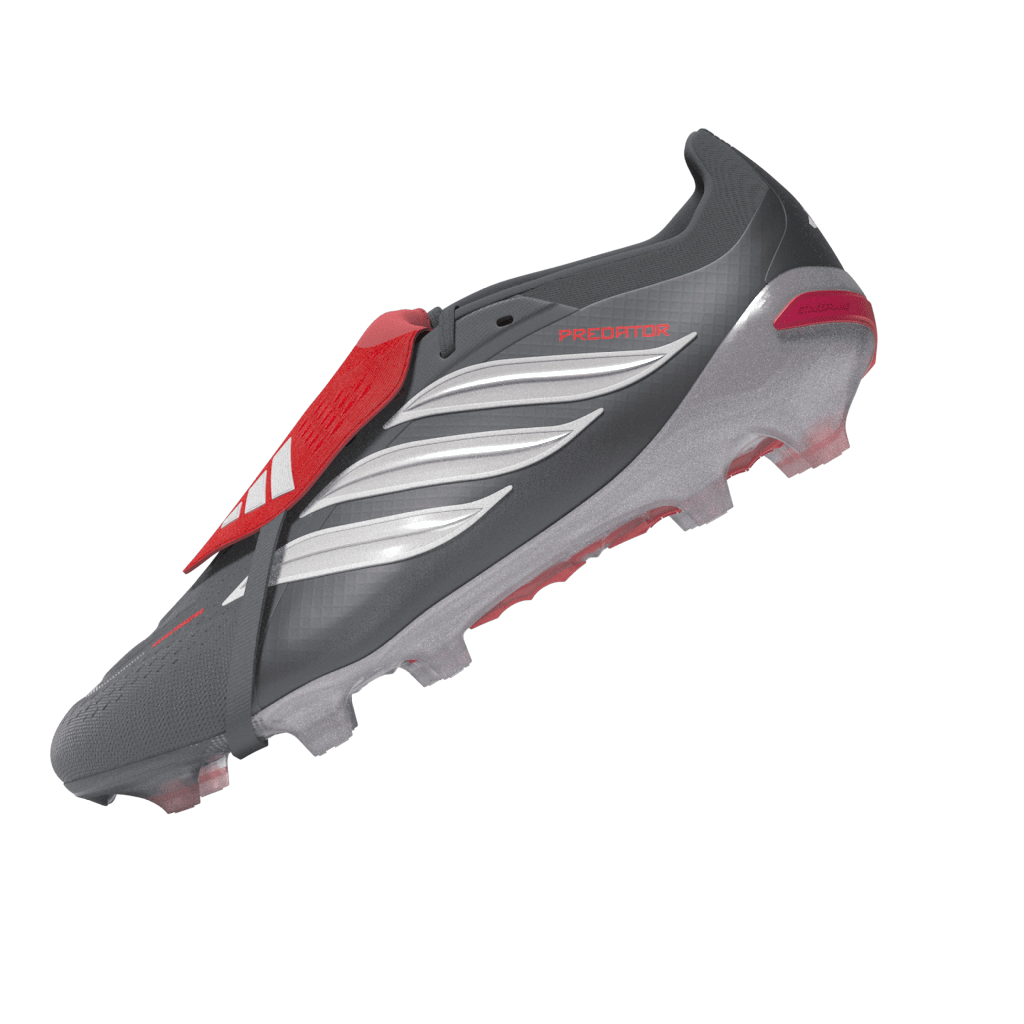2026 New Arrival adidas Predator Pro Fold-Over Tongue FG Men's Soccer Cleats - Grey/Red wholesalehk.shop