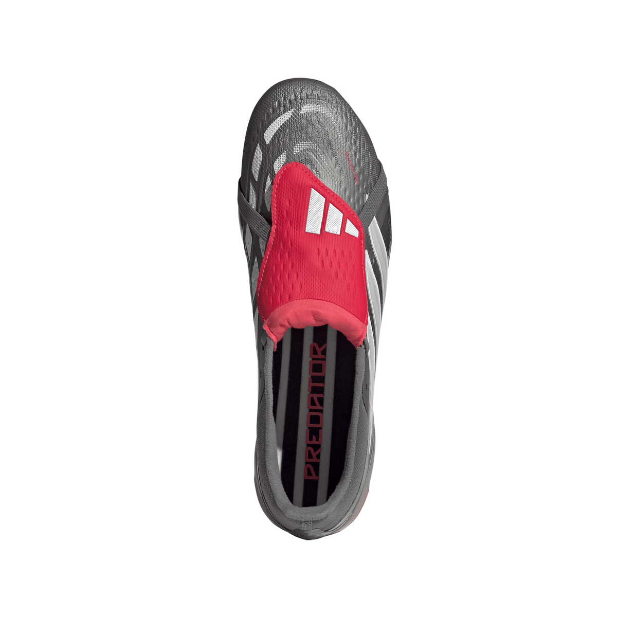 2026 New Arrival adidas Predator Pro Fold-Over Tongue FG Men's Soccer Cleats - Grey/Red wholesalehk.shop