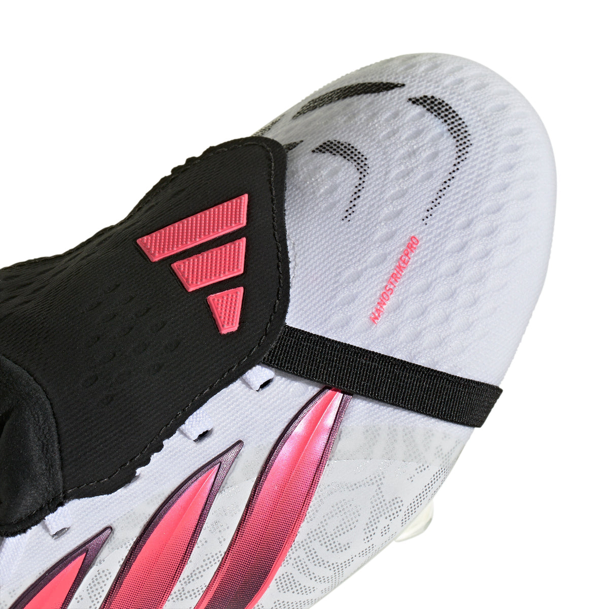 2026 New Arrival adidas Predator Pro Fold-Over Tongue Firm Ground Men's Soccer Cleats - White/Black wholesalehk.shop