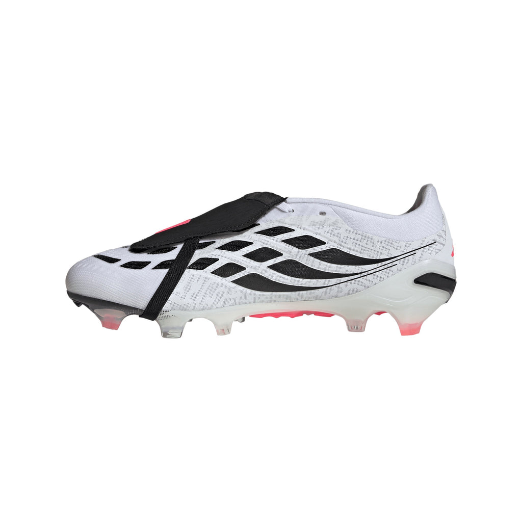 2026 New Arrival adidas Predator Pro Fold-Over Tongue Firm Ground Men's Soccer Cleats - White/Black wholesalehk.shop