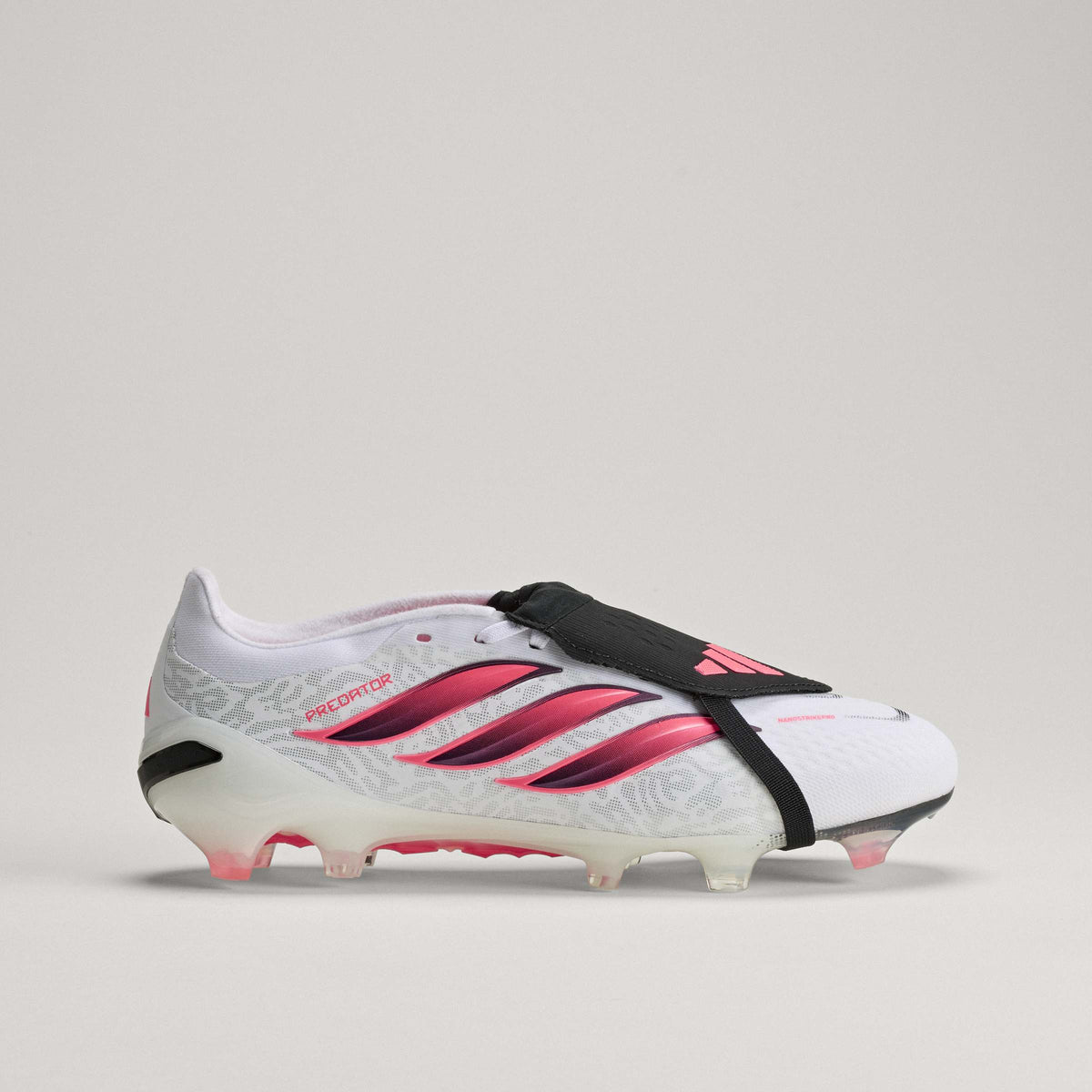 2026 New Arrival adidas Predator Pro Fold-Over Tongue Firm Ground Men's Soccer Cleats - White/Black wholesalehk.shop