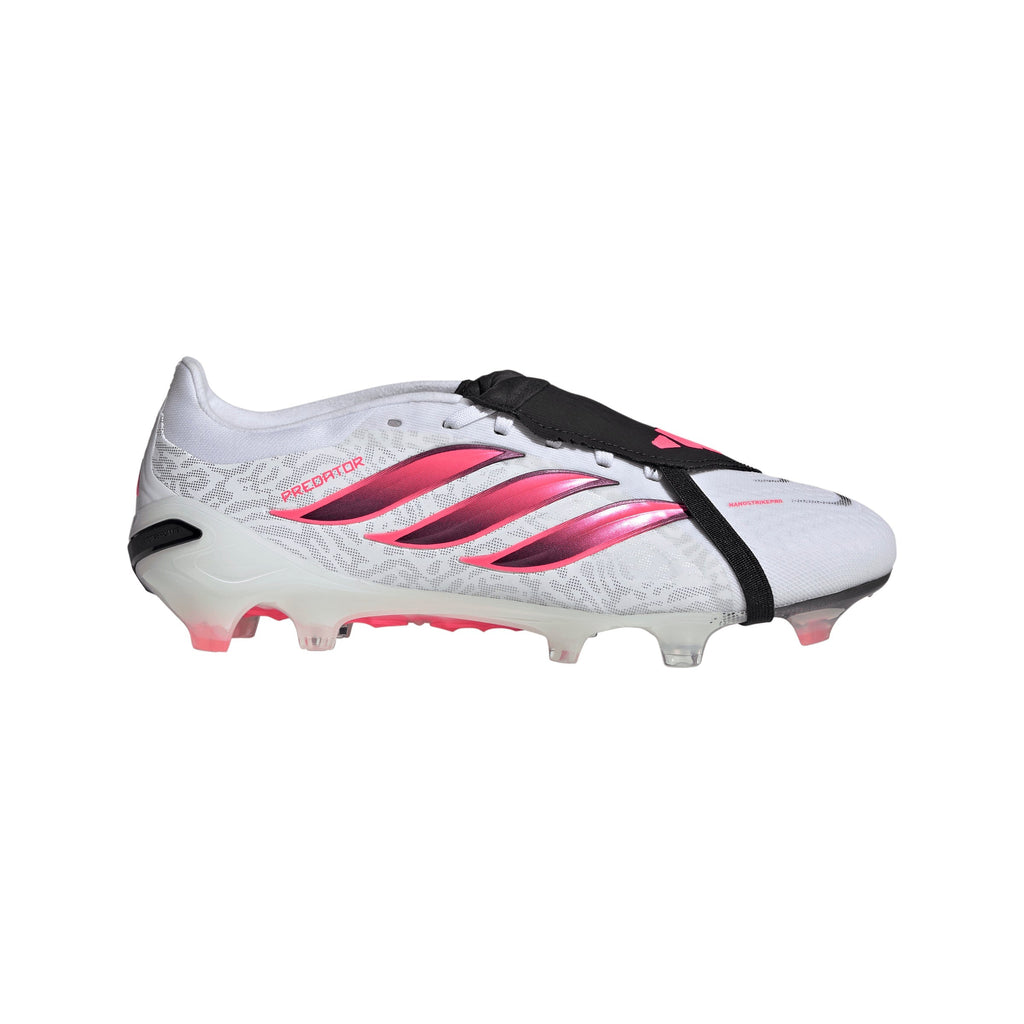 2026 New Arrival adidas Predator Pro Fold-Over Tongue Firm Ground Men's Soccer Cleats - White/Black wholesalehk.shop