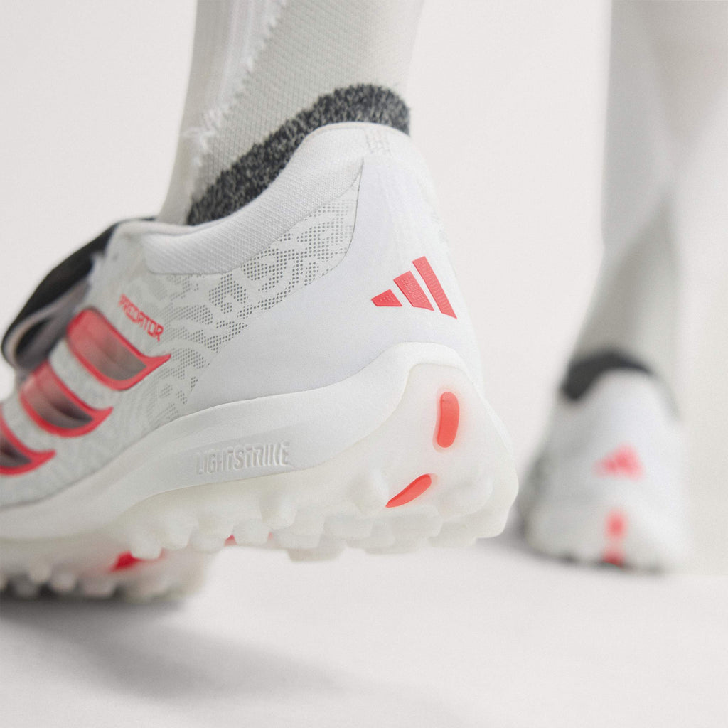 2026 New Arrival adidas Predator Pro Fold-Over Tongue Turf Men's Soccer Cleats - White/Black wholesalehk.shop