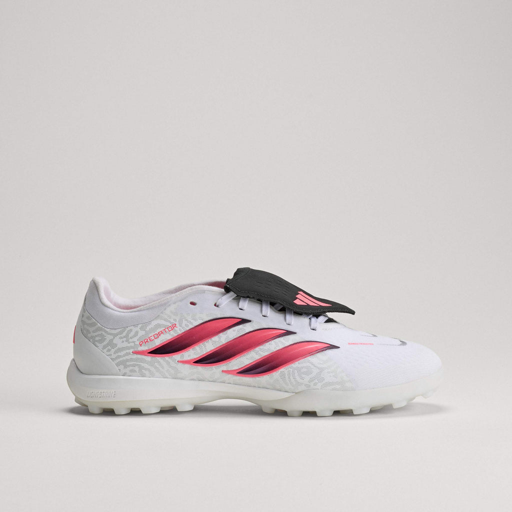 2026 New Arrival adidas Predator Pro Fold-Over Tongue Turf Men's Soccer Cleats - White/Black wholesalehk.shop