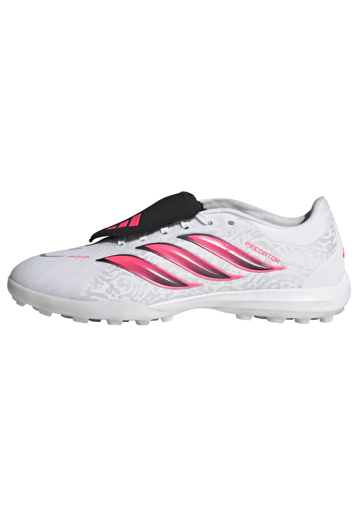 2026 New Arrival adidas Predator Pro Fold-Over Tongue Turf Men's Soccer Cleats - White/Black wholesalehk.shop