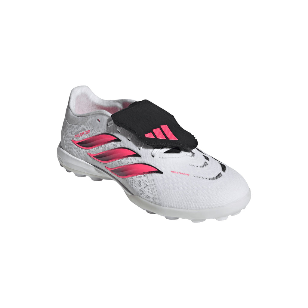 2026 New Arrival adidas Predator Pro Fold-Over Tongue Turf Men's Soccer Cleats - White/Black wholesalehk.shop