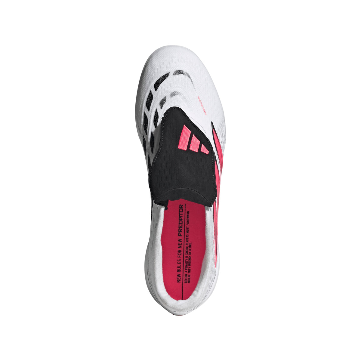 2026 New Arrival adidas Predator Pro Fold-Over Tongue Turf Men's Soccer Cleats - White/Black wholesalehk.shop