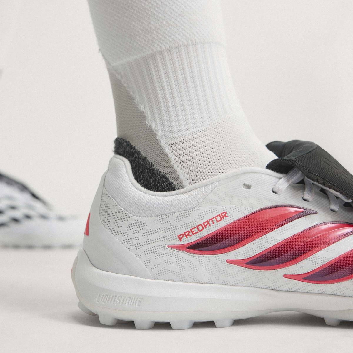 2026 New Arrival adidas Predator Pro Fold-Over Tongue Turf Men's Soccer Cleats - White/Black wholesalehk.shop