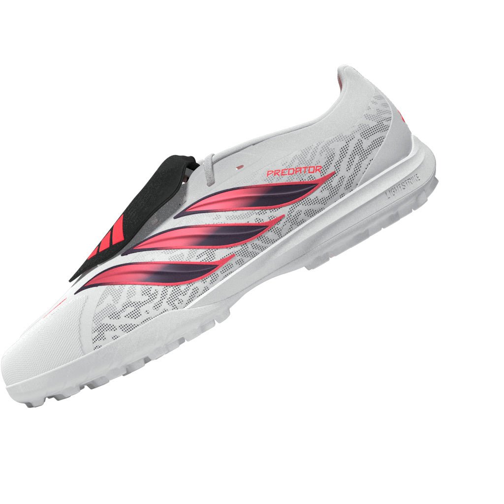 2026 New Arrival adidas Predator Pro Fold-Over Tongue Turf Men's Soccer Cleats - White/Black wholesalehk.shop