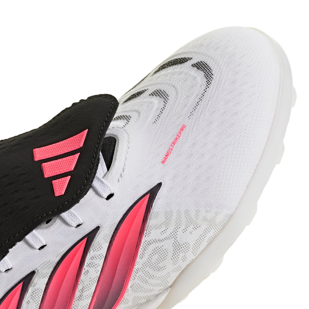 2026 New Arrival adidas Predator Pro Fold-Over Tongue Turf Men's Soccer Cleats - White/Black wholesalehk.shop