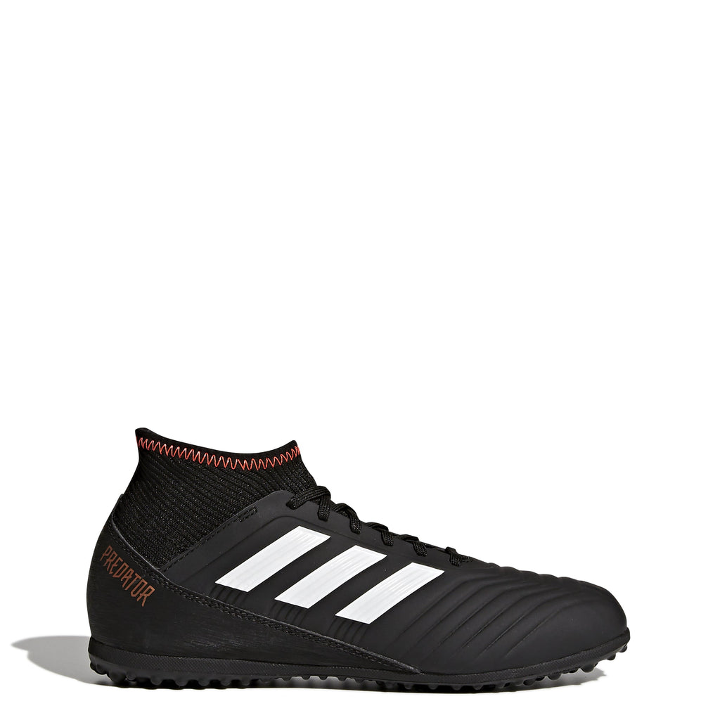 2026 New Arrival adidas Predator Tango 18.3 TF Turf Youth Soccer Cleats - Black/White/Solar Red wholesalehk.shop